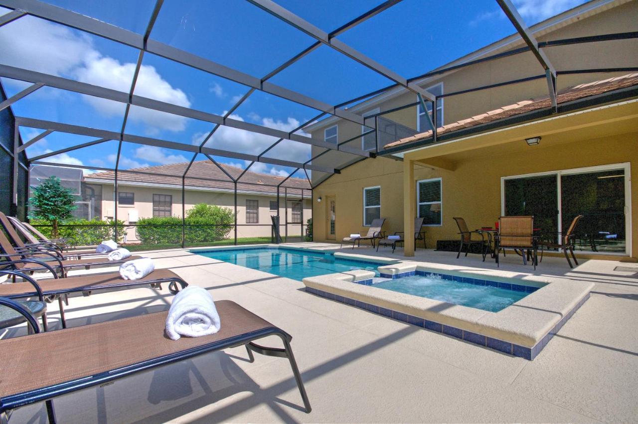 South Facing Pool Near Disney 5 Bed Luxury Kissimmee Extérieur photo